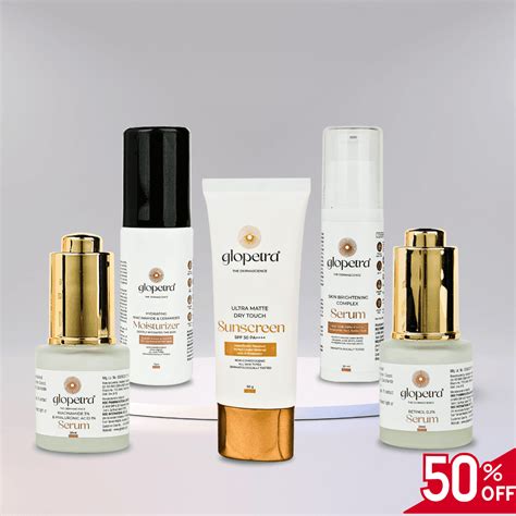 Glopetra Anti-Aging Combo with Retinol Serum, Niacinamide Serum, Skin