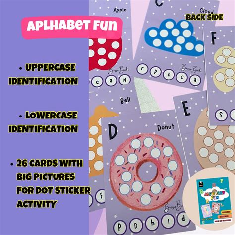 Alphabet Fun Reusable Dot Cards for Kids | 26 ABC Learning Cards ...
