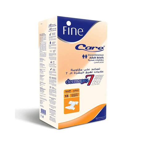 Fine Care Adult Diapers Small - 18 Pieces