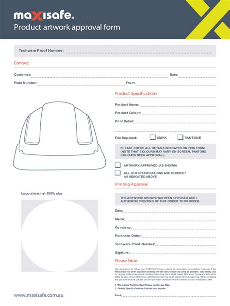 Fillable Online Art Proof Approval Template for Screen Printing ...