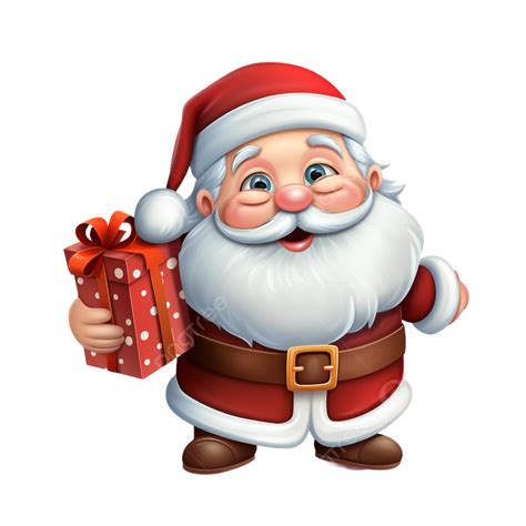 Small Old Santa Claus, 3d, Cute, Santa Claus PNG Transparent Image and ...