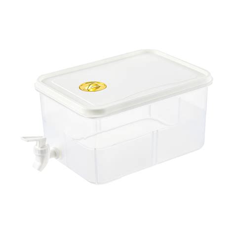 BCZHQQ 0.8Gallon Fridge Drink Dispenser,Leak-proof Plastic Beverage ...