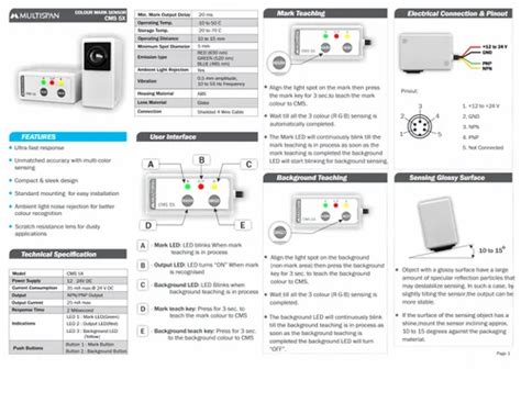 Electronic Sensors - multispan Color Mark Sensor Trader - Wholesaler ...