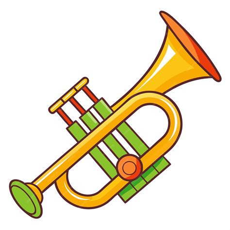 Trumpet clipart vector art and illustration | Premium AI-generated vector