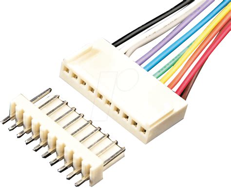 PS 25 - 8G WS: PCB connector straight, white, 8-pin at reichelt elektronik