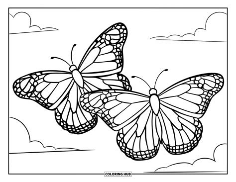 75+ Monarch Butterfly Coloring Pages for Kids & Adults (Free Printable PDFs)