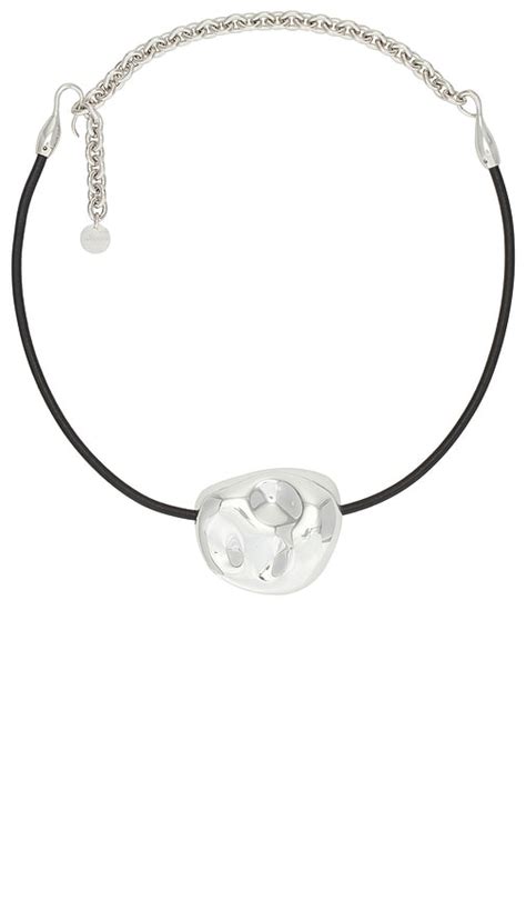 Cult Gaia Cleo Choker in Shiny Silver | REVOLVE