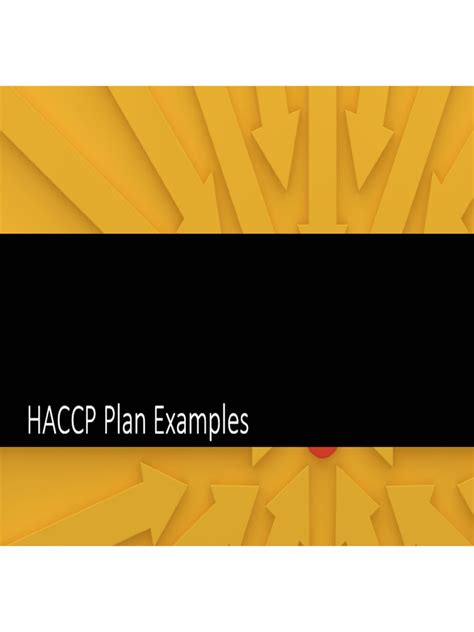 HACCP Plan Examples 的图像结果