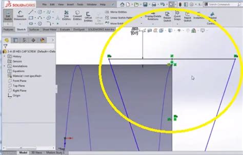 SolidWorks Make External Thread 的图像结果