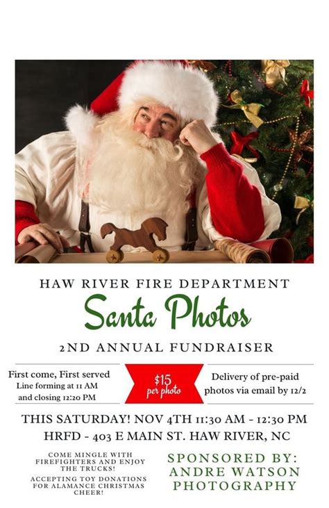 Santa & Firetrucks Photos Fundraiser at Station 4! , Haw River Fire ...