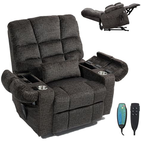 LITVZ Oversized Power Lift Recliner Big Man 400lbs, Extra Wide Recliner ...