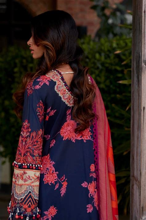 Sana Safinaz Luxury Lawn Collection – L221-002B-CN – YourLibaas