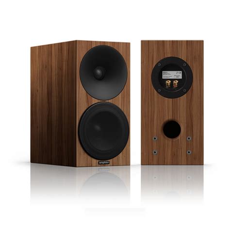 Amphion Helium 510 Bookshelf Speaker (Walnut Vaneer) (Pair) – AV Shack