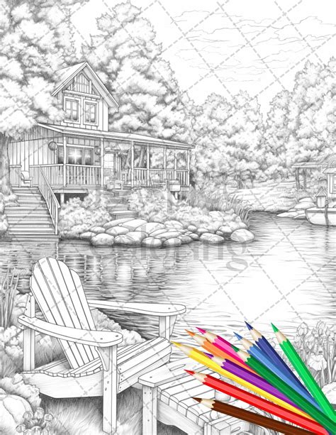 Scenic Coloring Pages [2025]