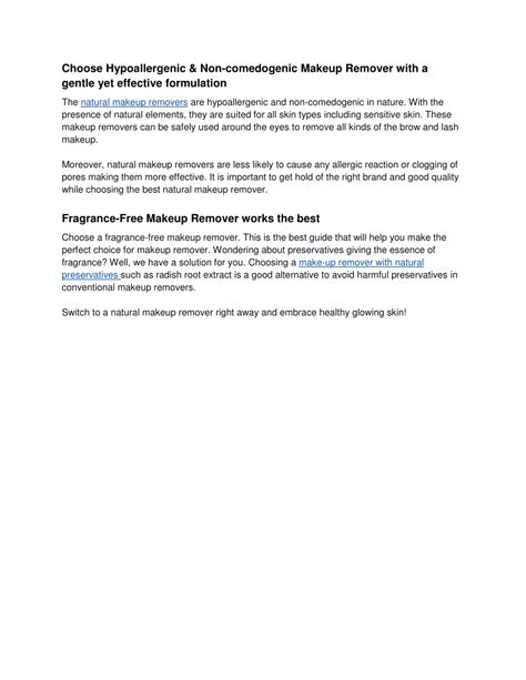 PPT - Best Makeup Remover For All Skin Types PowerPoint Presentation ...