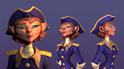 🪐 Captain Amelia - Treasure Planet・ STL File for ・Cults