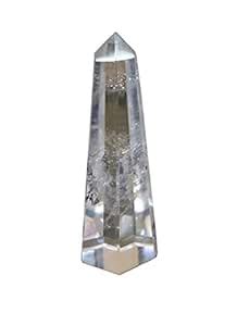 Astroghar Natural Clear Quartz Faceted 90 Percent Transparent Jumbo ...