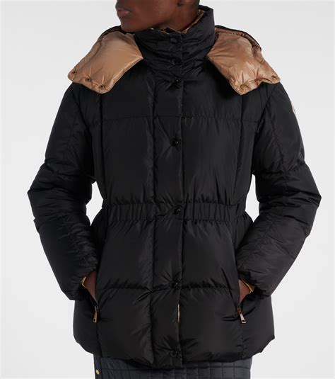 Agneux belted quilted down jacket in black - Moncler | Mytheresa