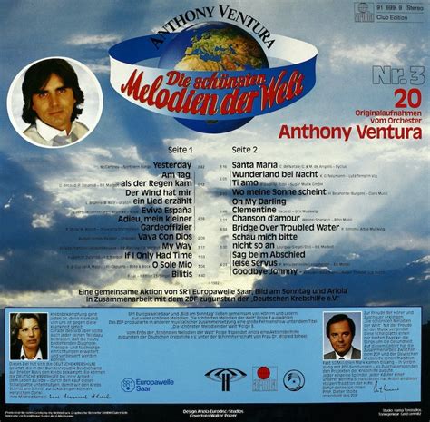 Orchester Anthony Ventura. Die schönsten Melodien der Welt ...