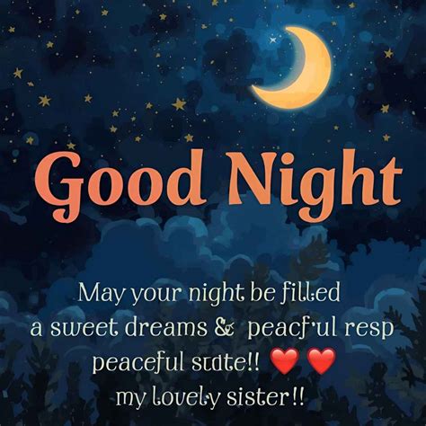 210+ Sweet Good Night Messages for Sister 🌌 2025