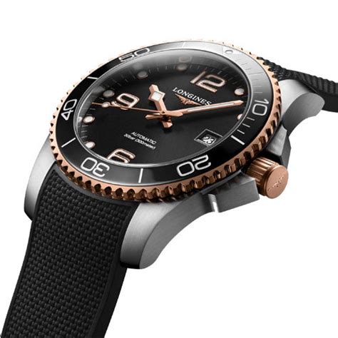 Longines Hydroconquest Sunray Black Dial Men 41mm