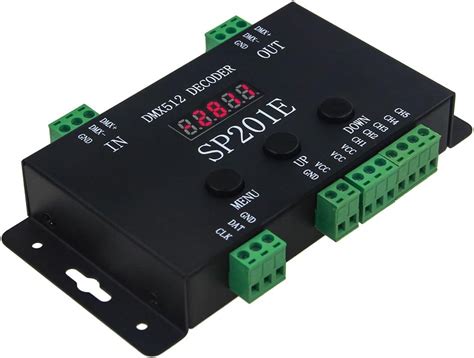 ALITOVE WS2812B WS2811 DMX to SPI Controller India | Ubuy