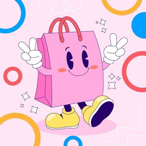 Shopping bag cartoon Images - Free Download on Freepik