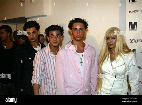 Victoria Gotti and her "Gotti Hotties", sons Frank, Carmine and John at ...
