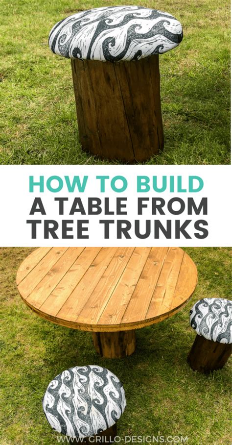 Image result for DIY Rooted Tree Trunk Table