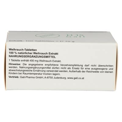 Frankincense H 15 Gall Tablets [2066859]-Gall-Pharma GmbH-Online-Shop