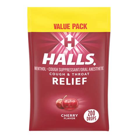 Halls Cherry Cough Suppressant Drops | BJ's Wholesale Club