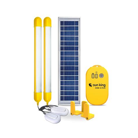 Sun King Home 40 Plus Solar Home Light with 2 Tube Lights with 5.5 W ...