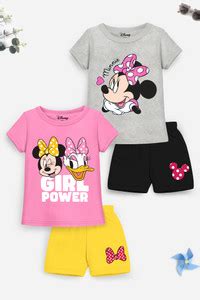 DISNEY BY MISS & CHIEF Girls Casual T-shirt Shorts Price in India - Buy ...