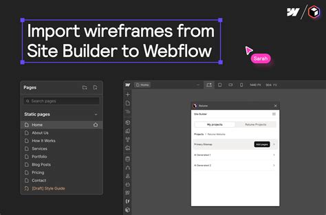 Relume Site Builder Import App - Webflow Apps & Integrations