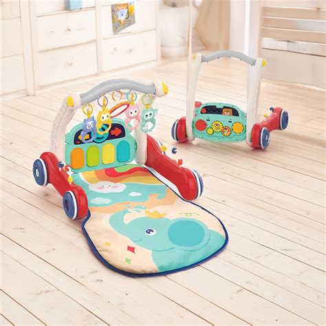 LOOK MAMA Musical Baby Play Gym with Convertible Walker – Look Mama