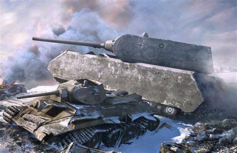 在二战坦克“巨鼠”面前，现代坦克竟异常的小巧玲珑,军事,武器装备,好看视频