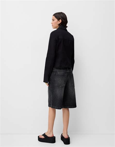 Fitted jacket with zip - BSK Teen | Bershka