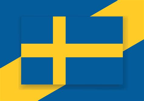 Vector Sweden Flag. Country flag design. Flat vector flag. 21568981 ...