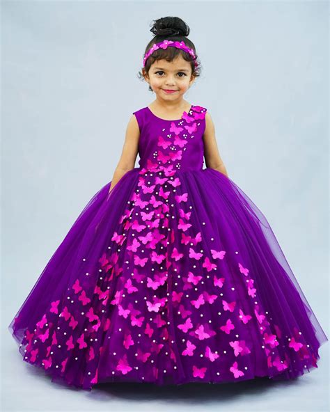 Buy Kids Purple Party Wear Dresses Online in India | Buy Designer Party ...