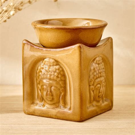 Buy Divine Ceramic Buddha Oil Burner from Home Centre at just INR 199.0