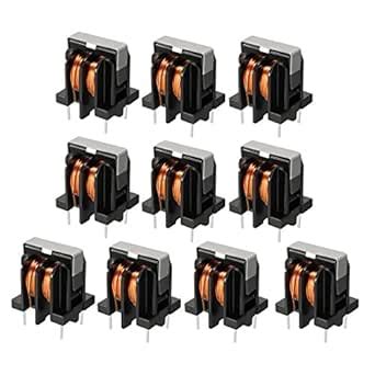 uxcell 10Pcs Toroid Magnetic Inductor Monolayer Wire Wind Wound 5mH ...