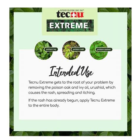 Tecnu Extreme Poison Ivy & Oak Scrub Removes Poisonous Plant Oils, 3 ...