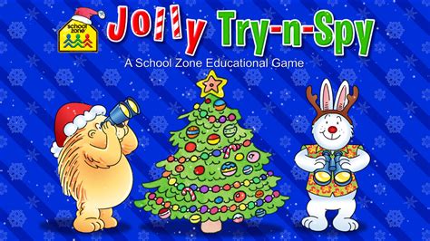 School Zone - Jolly Try-N-Spy - Ages 3-6, Holiday, Christmas, Hidden ...