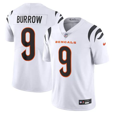 Men's Nike Joe Burrow White Cincinnati Bengals Vapor Untouchable ...