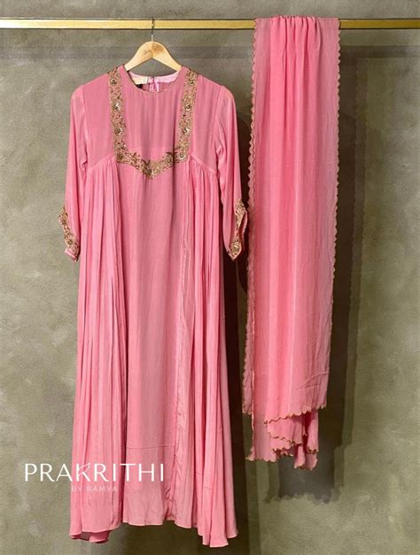 Blush pink salwar set - SLN44– Prakrithi By Ramya