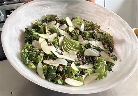 Kale and Apple Salad - Lidija's Kitchen