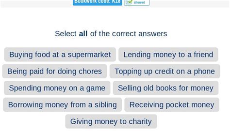 Select all the options which are examples of income. - Brainly.in