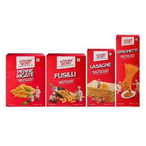 Pasta Combo- 4 Different types of Pasta