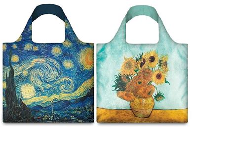 Loqi Museum Collection Vincent Van Gogh Set of 2 Reusable Shopping ...