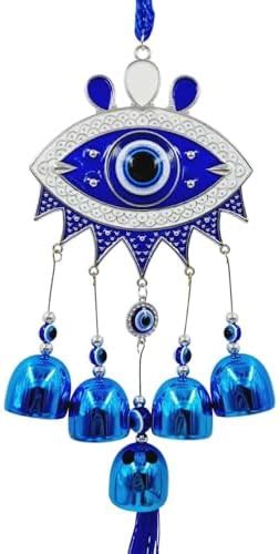 ARTISKRITI Evil Eye Wind Chimes for Balcony Home Positive Energy ...